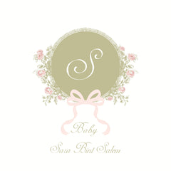 Ranunculus Flower And Bow Theme