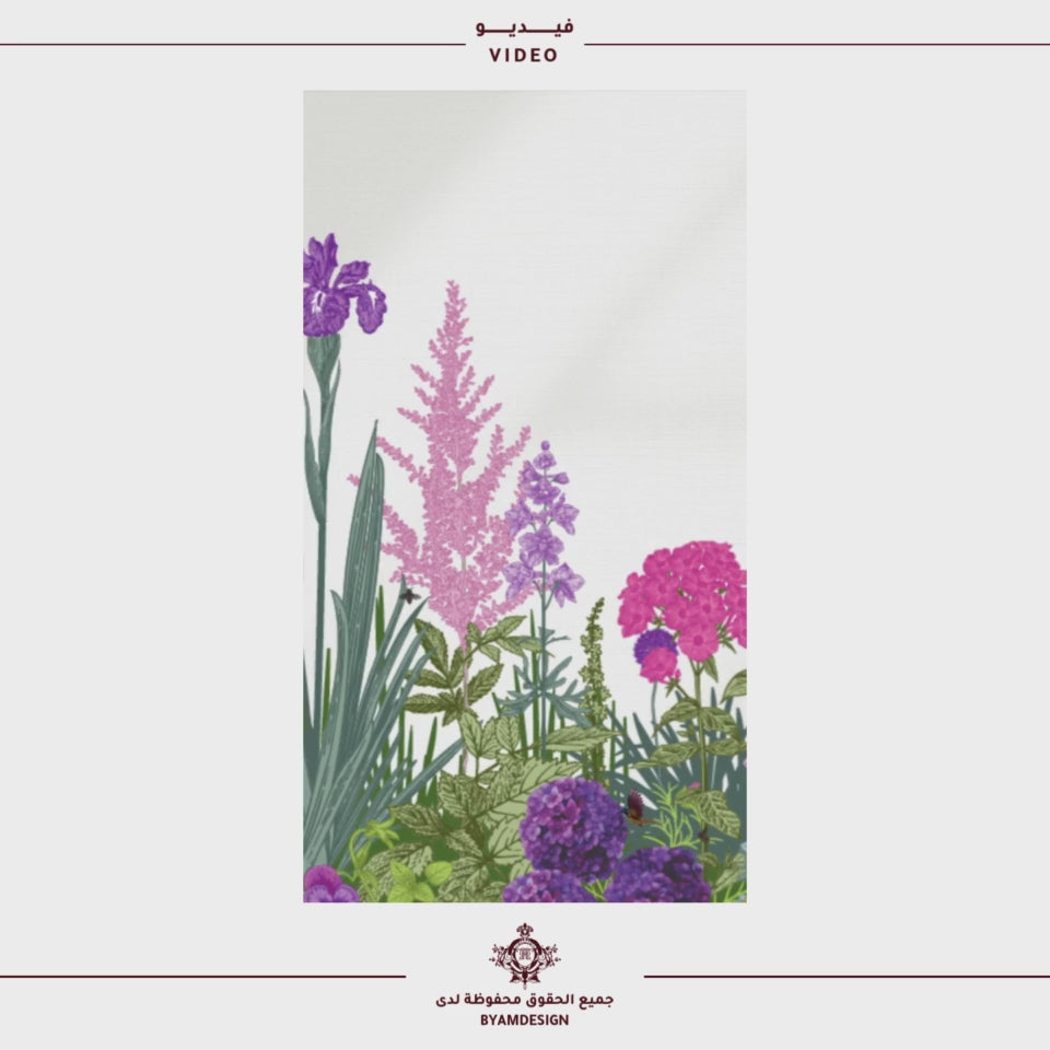 Purple Secret Garden Theme